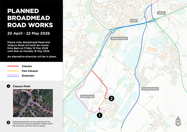 Broadmead Road Planned Closure 2026
